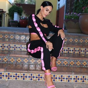 3 piece Hot Miami Styles Jogger Outfit